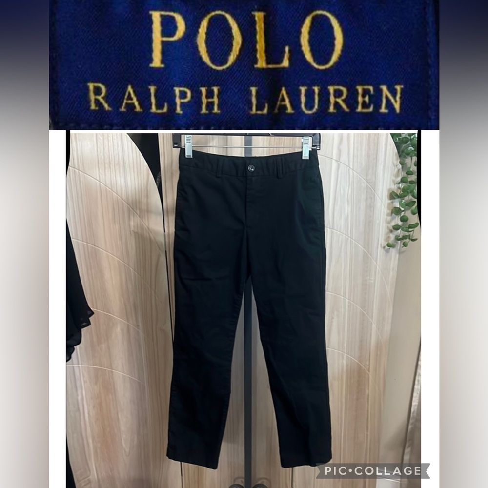 Polo by Ralph Lauren Black Formal Trousers